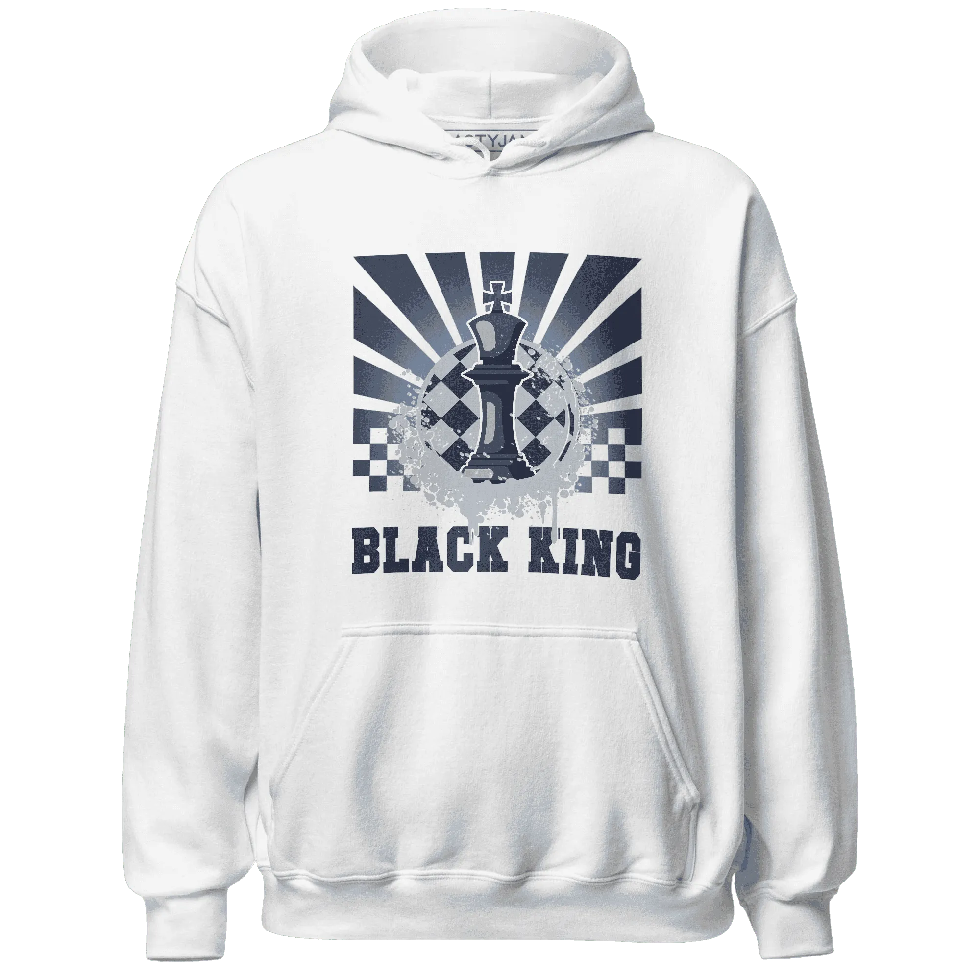 White-Navy-6s-Hoodie-Match-Black-King-Collection
