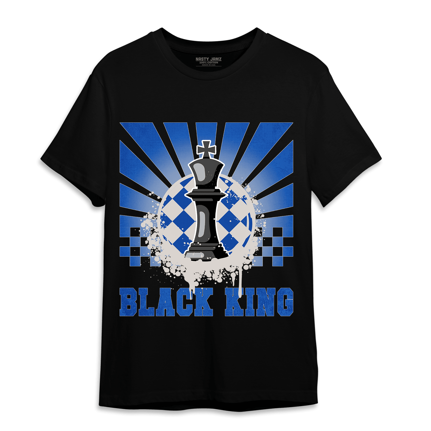 Air Max 1 86 Royal T Shirt Match Black King Collection - NastyJamz