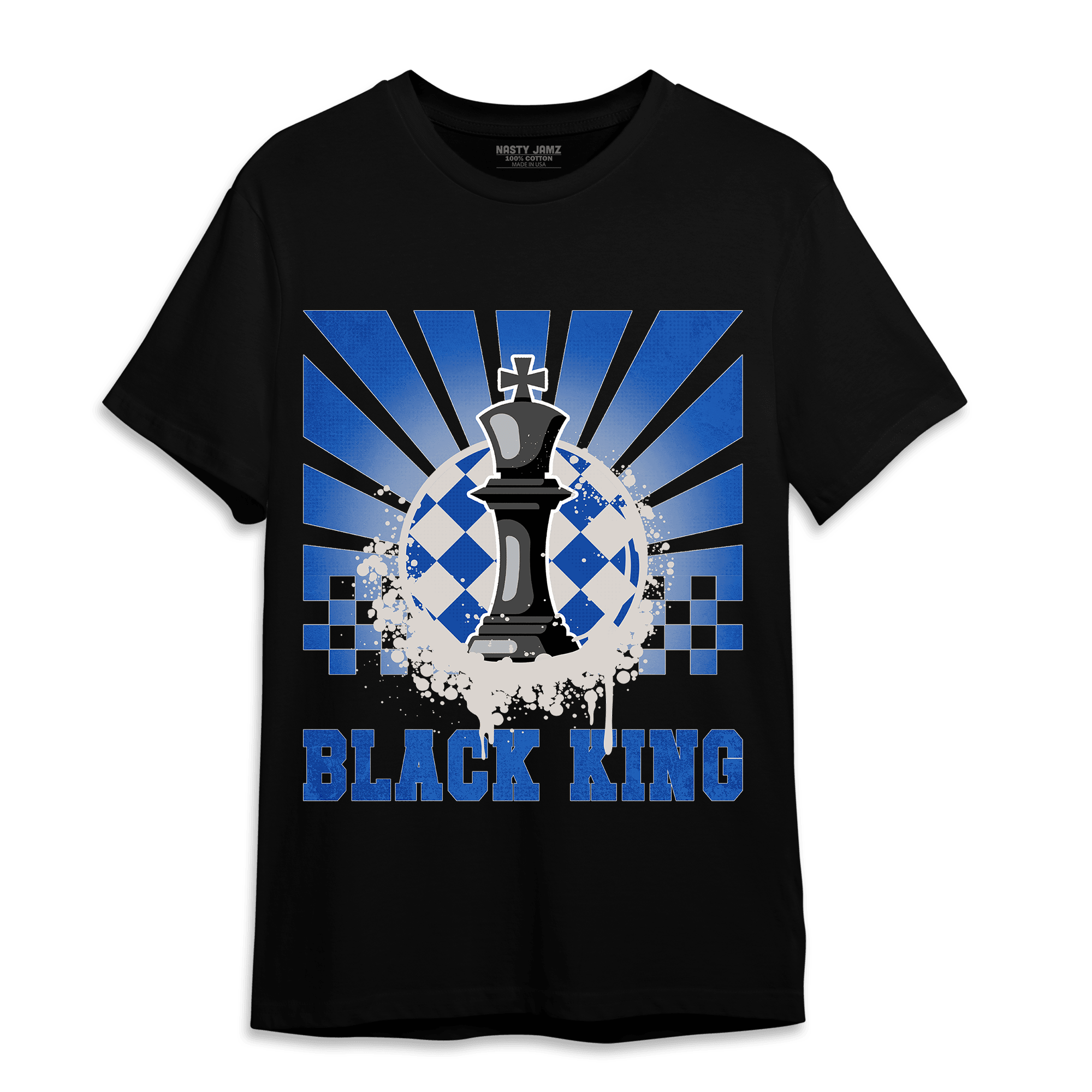 Air Max 1 86 Royal T Shirt Match Black King Collection - NastyJamz