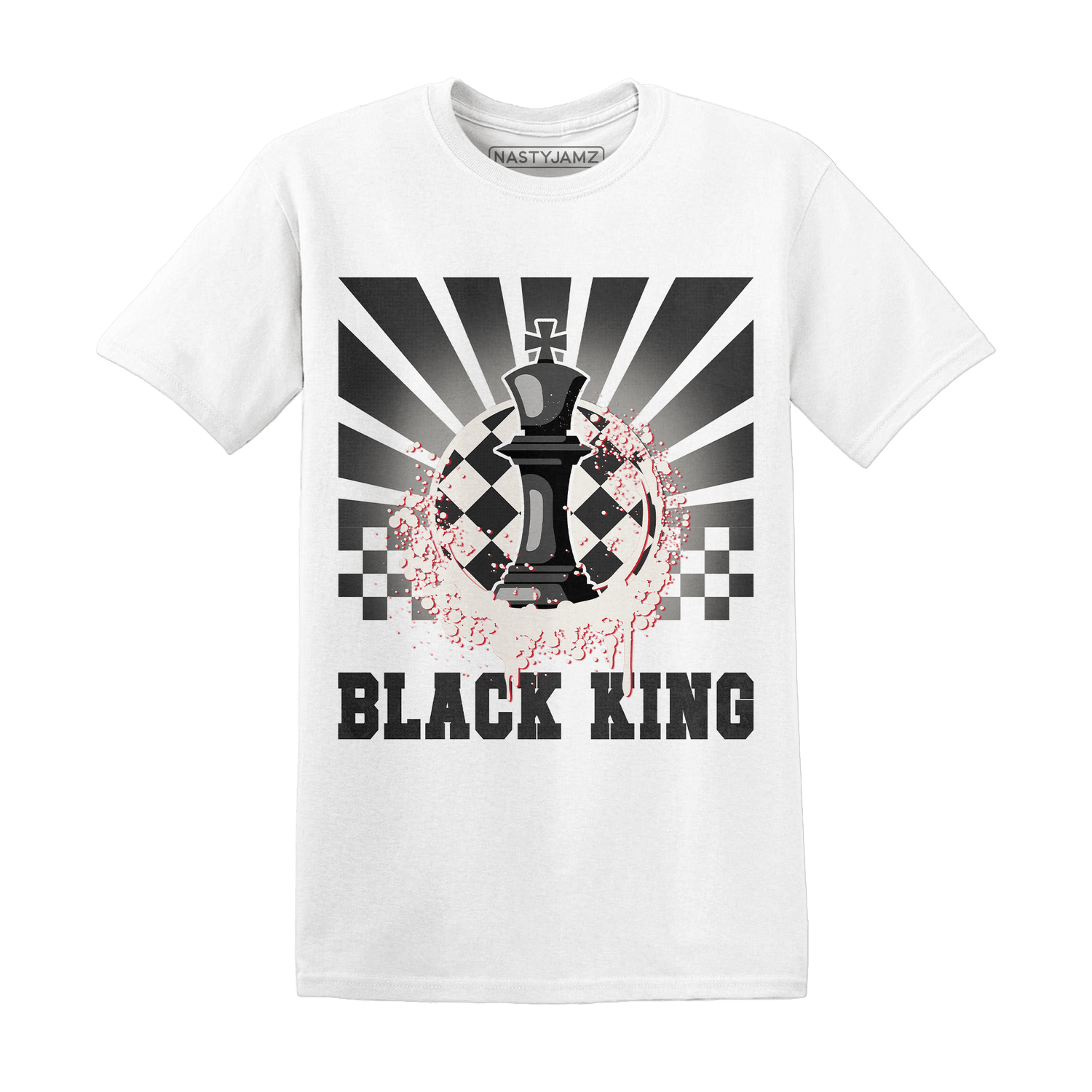 Jumman Jack University Red T Shirt Match Black King Collection - NastyJamz