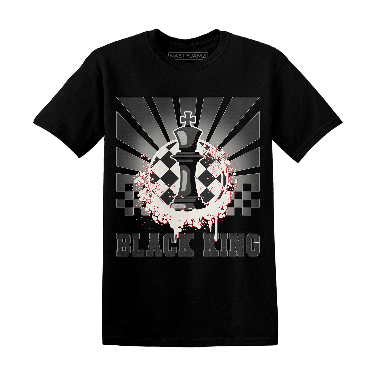 Jumman Jack University Red T Shirt Match Black King Collection - NastyJamz