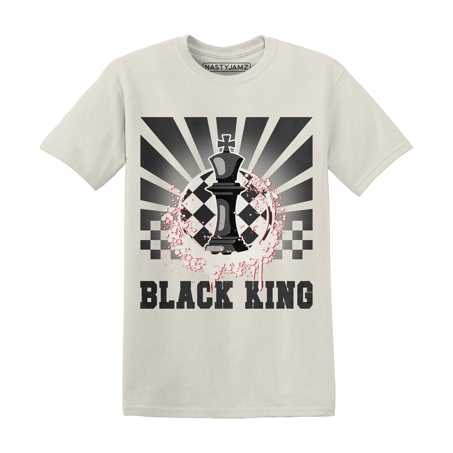 Jumman Jack University Red T Shirt Match Black King Collection - NastyJamz