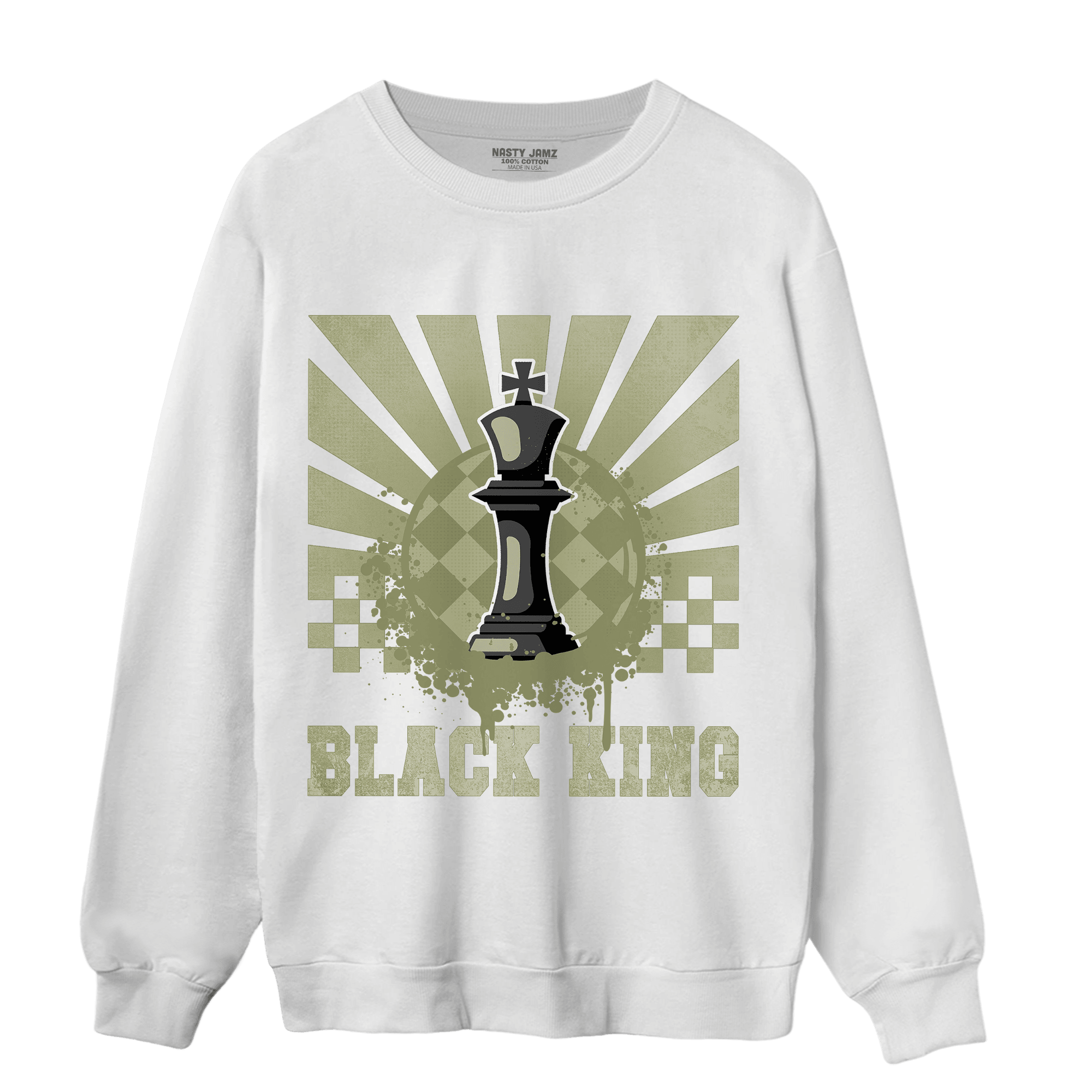 Yeezy Slide Resin Sweatshirt Match Black King Collection - NastyJamz