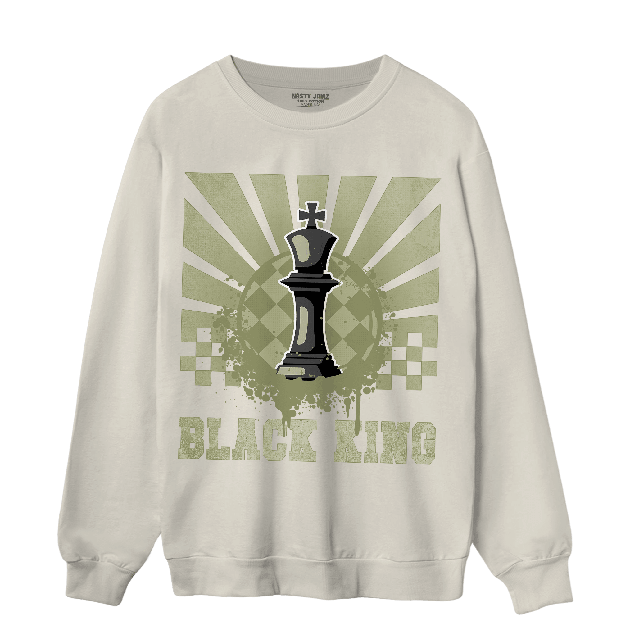 Yeezy Slide Resin Sweatshirt Match Black King Collection - NastyJamz