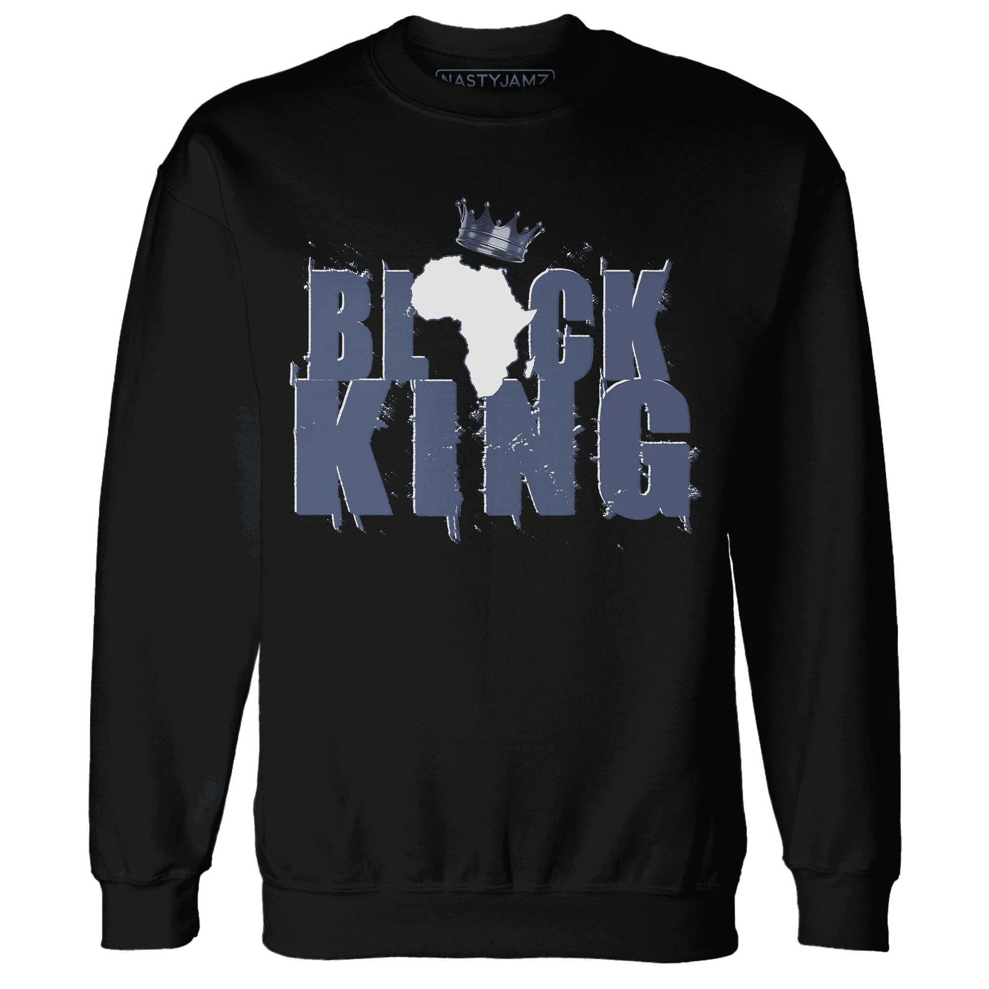 Low-Diffused-Blue-11s-Sweatshirt-Match-Black-King-Crown