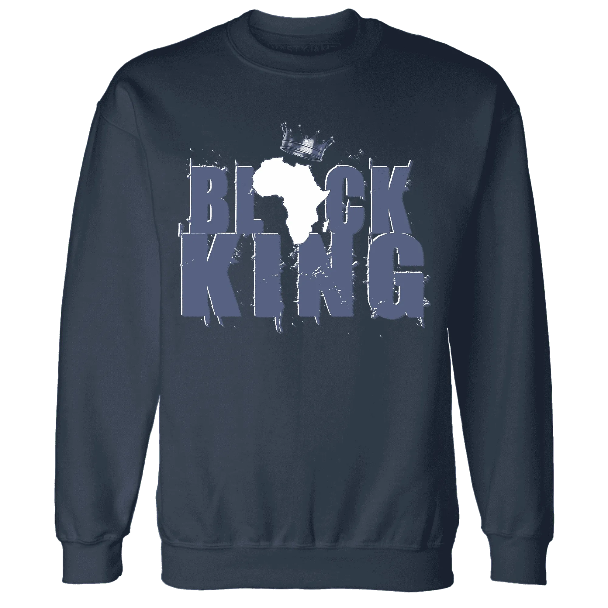 Low-Diffused-Blue-11s-Sweatshirt-Match-Black-King-Crown