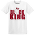 Retro Red Taxi 12s T Shirt Match Black King Crown - NastyJamz