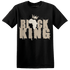 Latte 1s T Shirt Match Black King Crown - NastyJamz