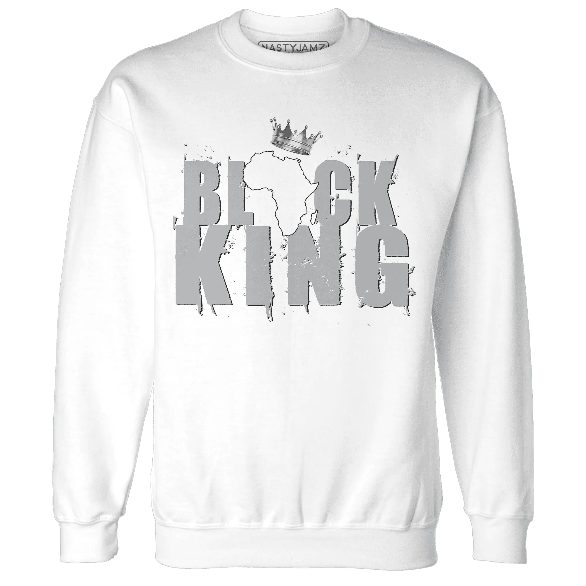 Wolf-Grey-1s-Sweatshirt-Match-Black-King-Crown