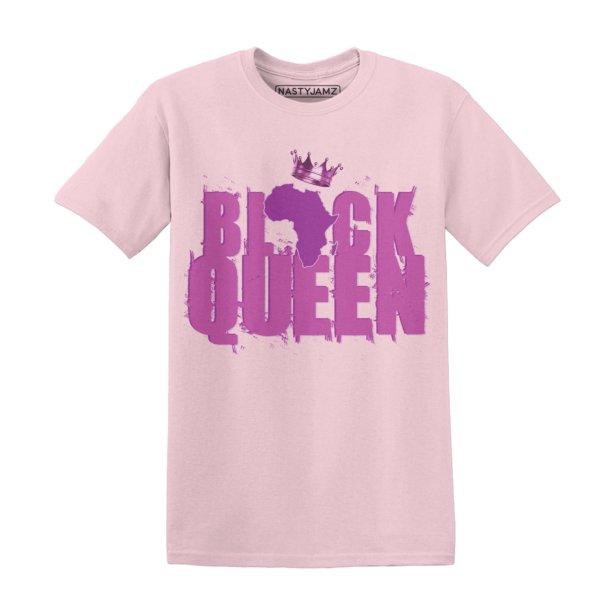 GS Hyper Violet 4s T Shirt Match Black King Crown - NastyJamz