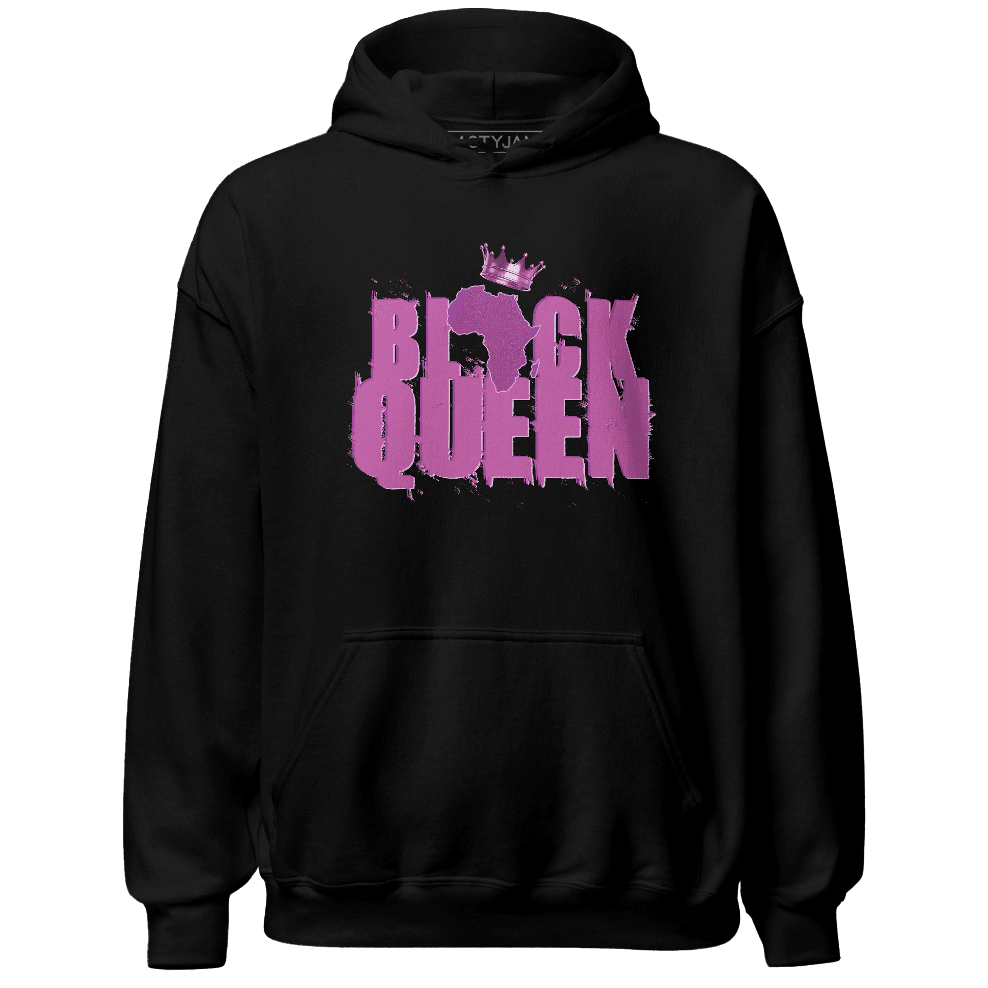GS Hyper Violet 4s Hoodie Match Black King Crown - NastyJamz