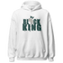 Oxidized Green 4s Hoodie Match Black King Crown - NastyJamz