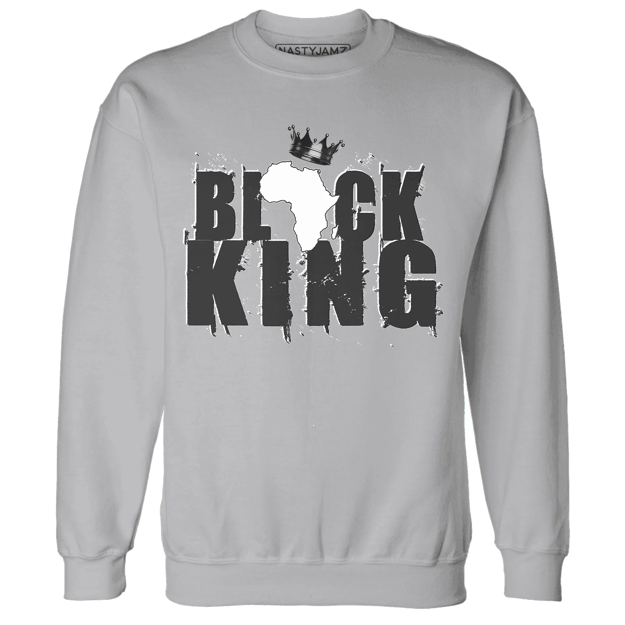 White-Thunder-4s-Sweatshirt-Match-Black-King-Crown