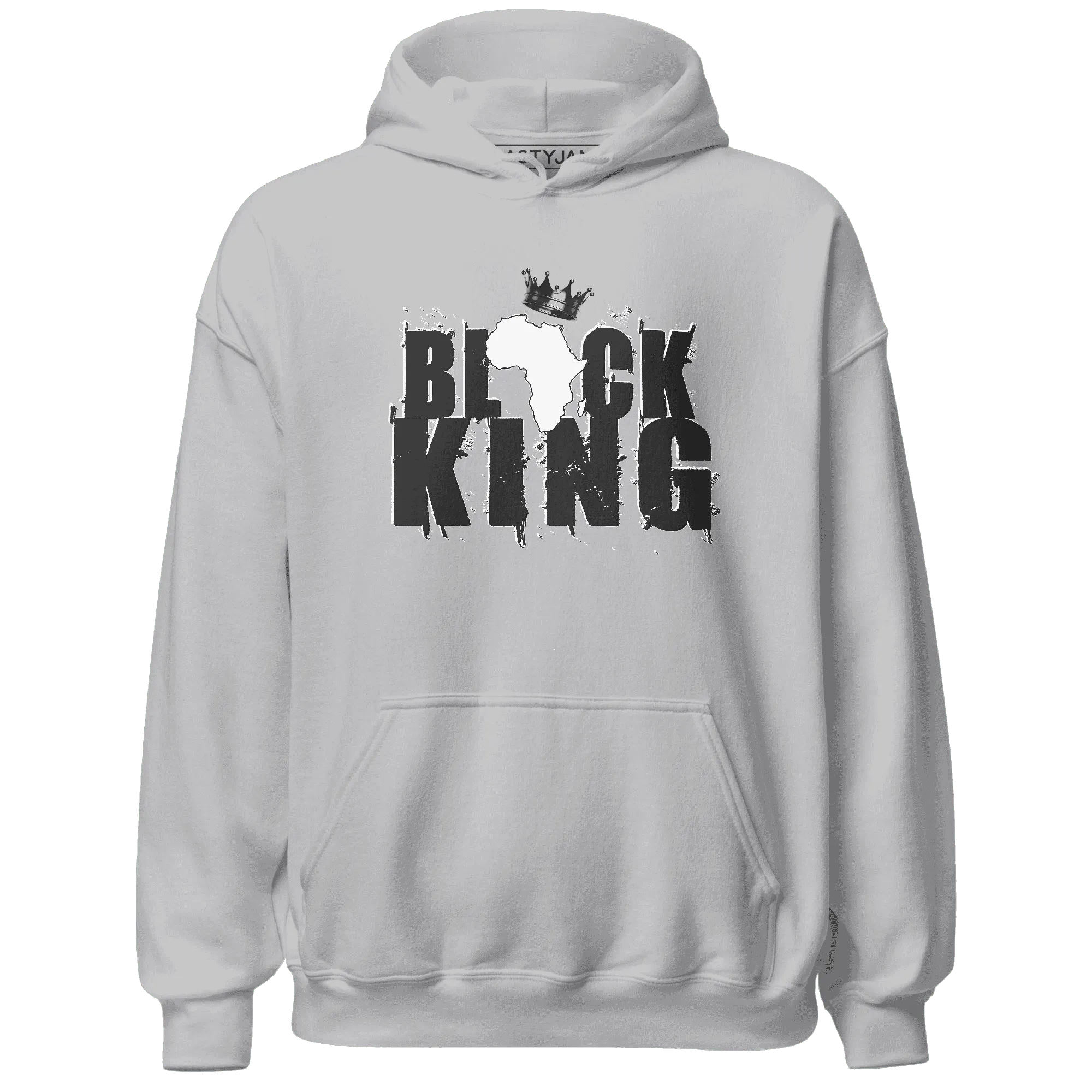 White-Thunder-4s-Hoodie-Match-Black-King-Crown