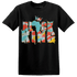 KB 8 Protro Venice Beach T Shirt Match Black King Crown - NastyJamz