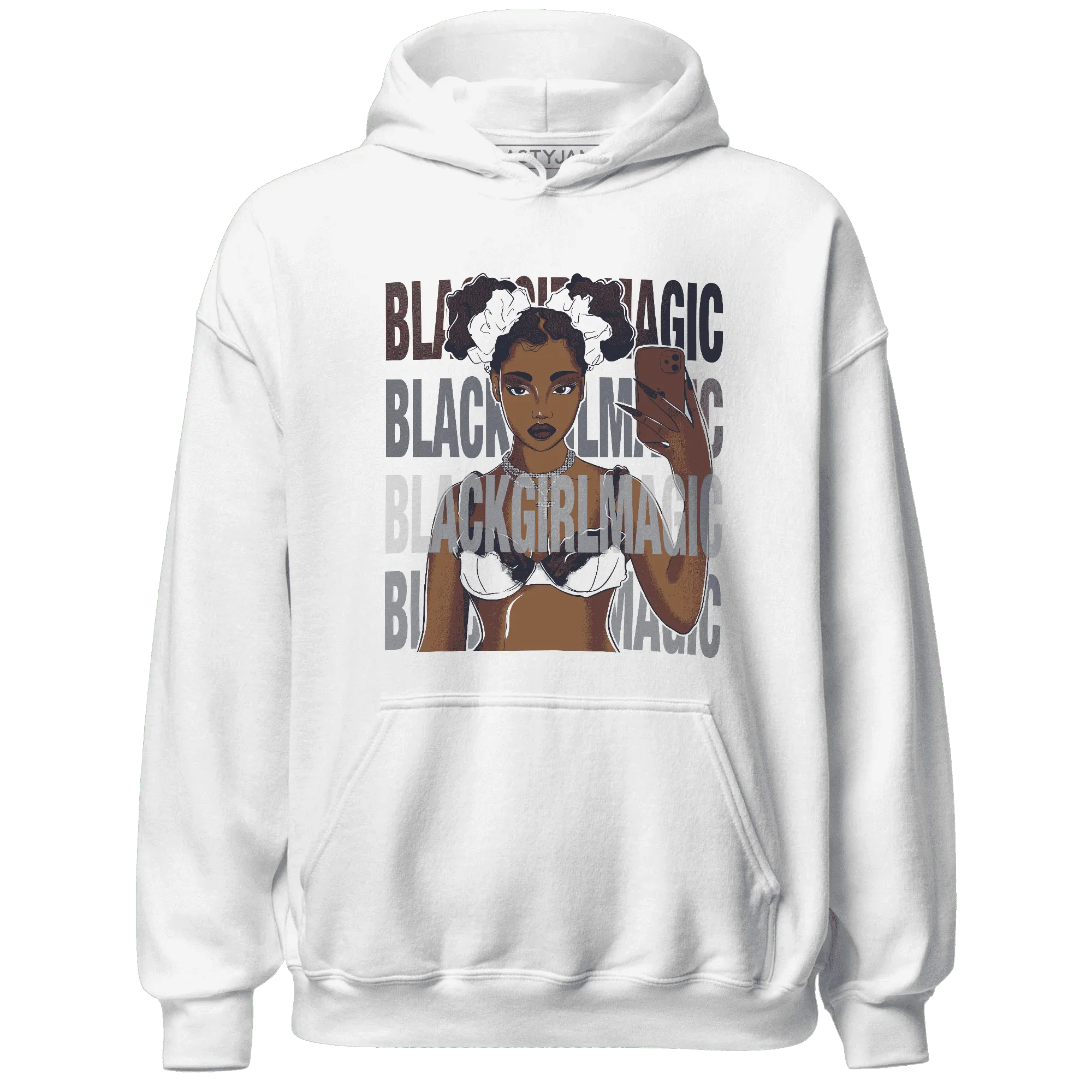 White-Navy-6s-Hoodie-Match-Black-Magic-Girl-Selfie
