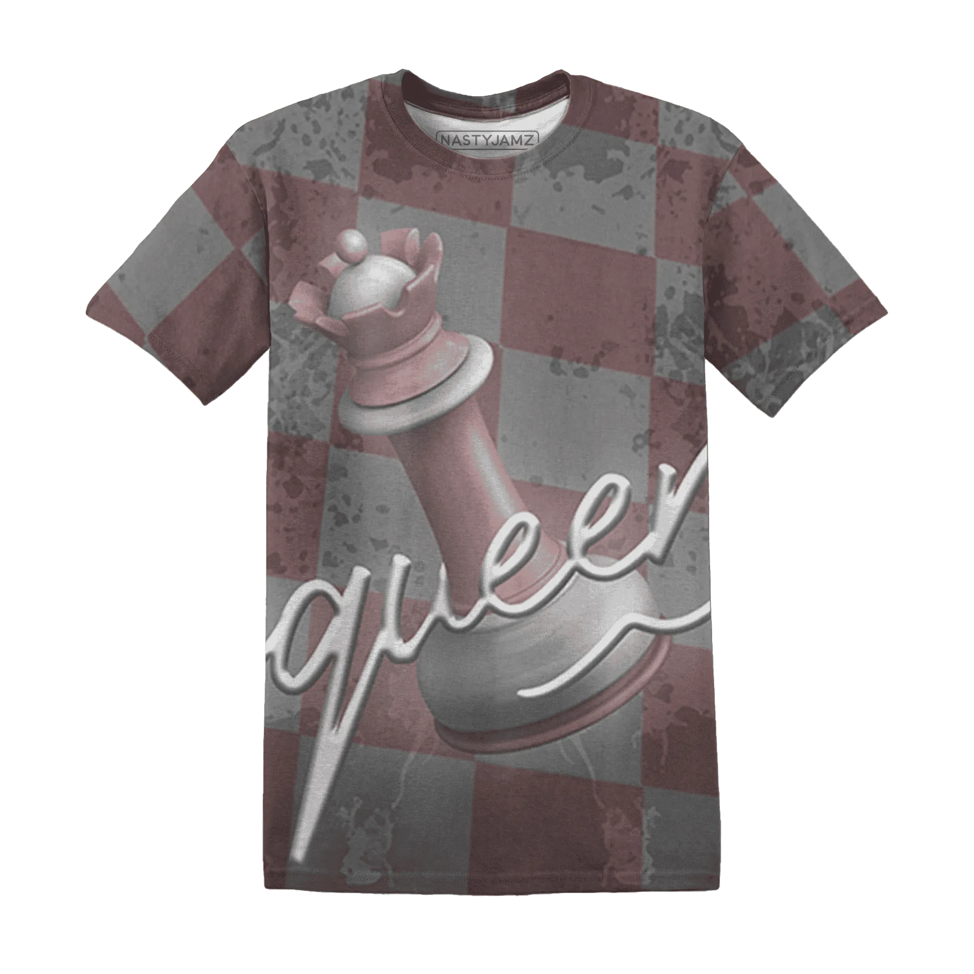 Low-Legend-Pink-11s-T-Shirt-Match-Black-Queen-3D