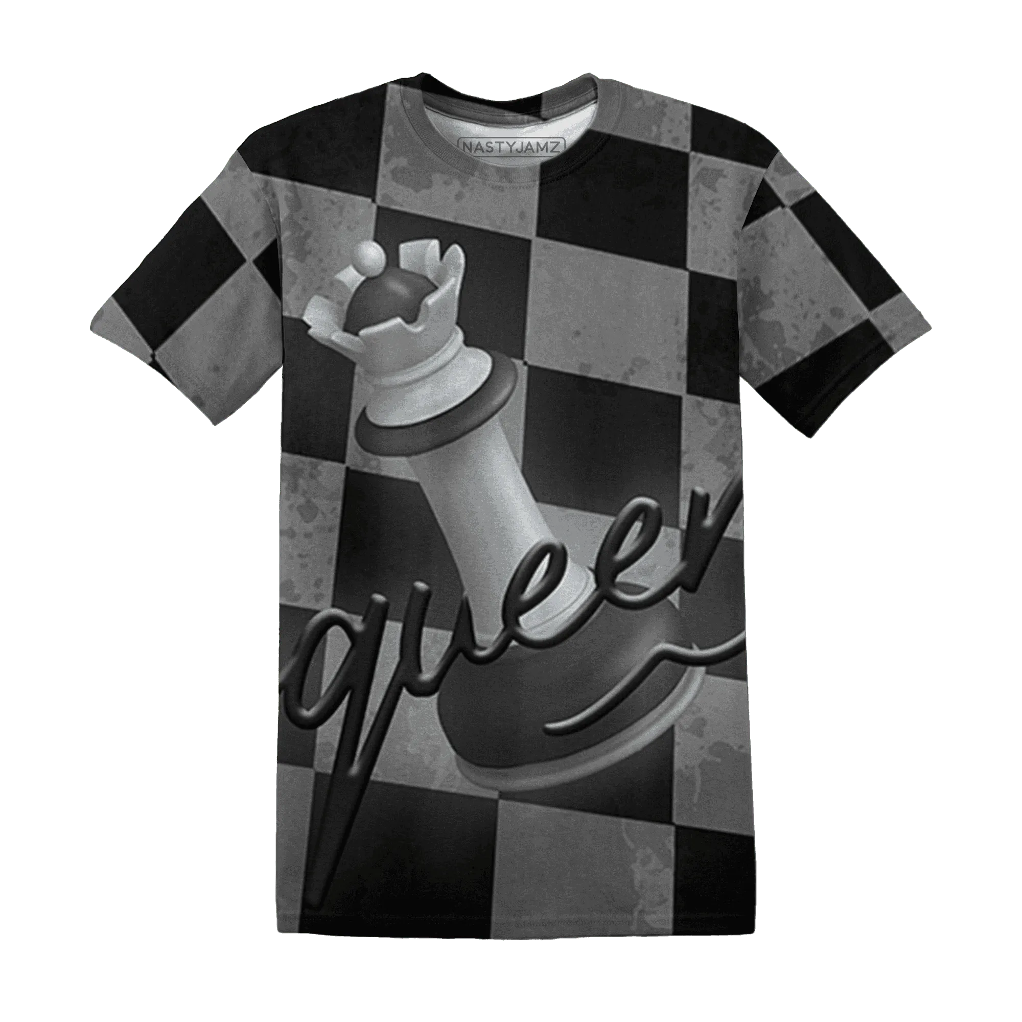 Low-Space-Jamz-11s-T-Shirt-Match-Black-Queen-3D