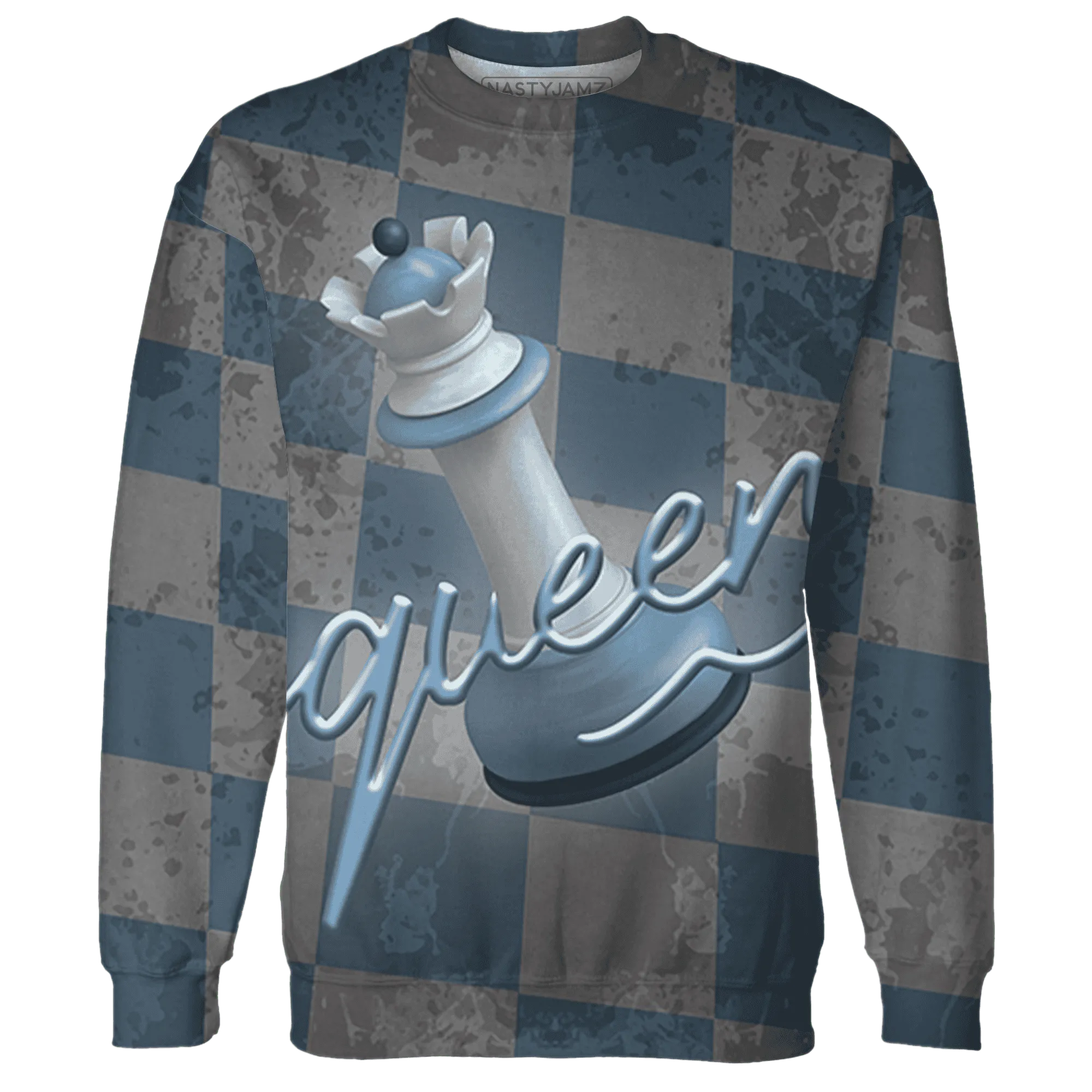 First-In-Flight-1s-Sweatshirt-Match-Black-Queen-3D