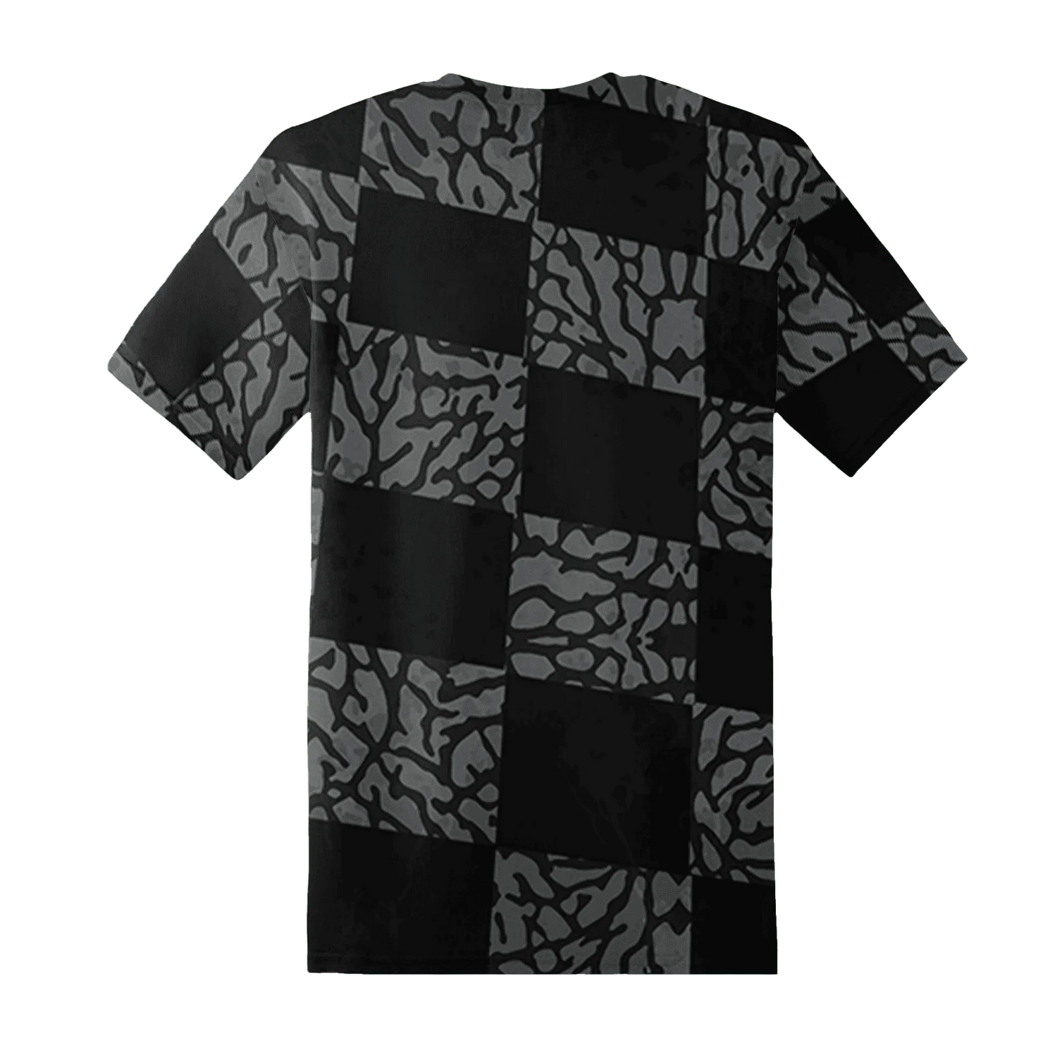 Green-Glow-3s-T-Shirt-Match-Black-Queen-3D