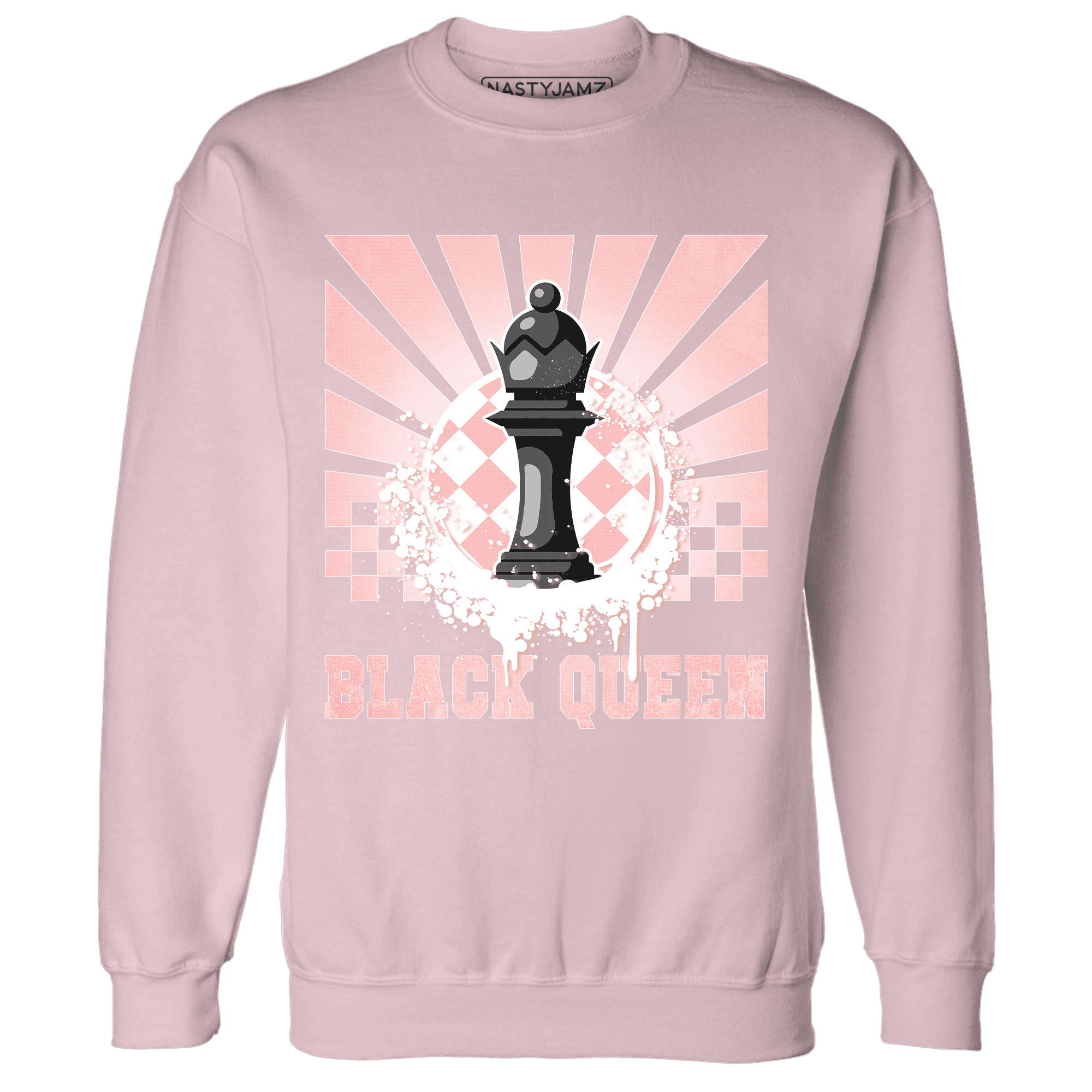 Low Legend Pink 11s Sweatshirt Match Black Queen Collection - NastyJamz