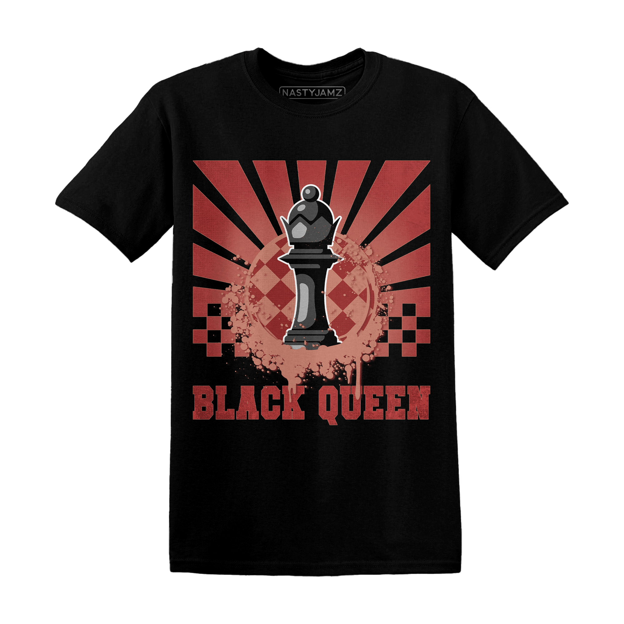 Dune Red 13s T Shirt Match Black Queen Collection - NastyJamz