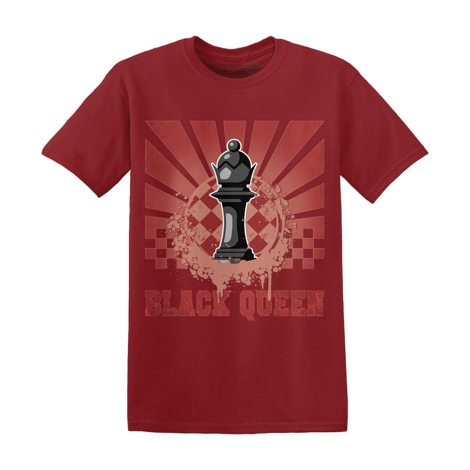 Dune Red 13s T Shirt Match Black Queen Collection - NastyJamz