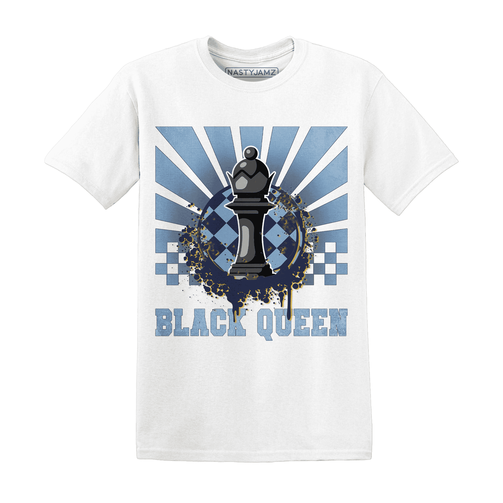 First In Flight 1s T Shirt Match Black Queen Collection - NastyJamz