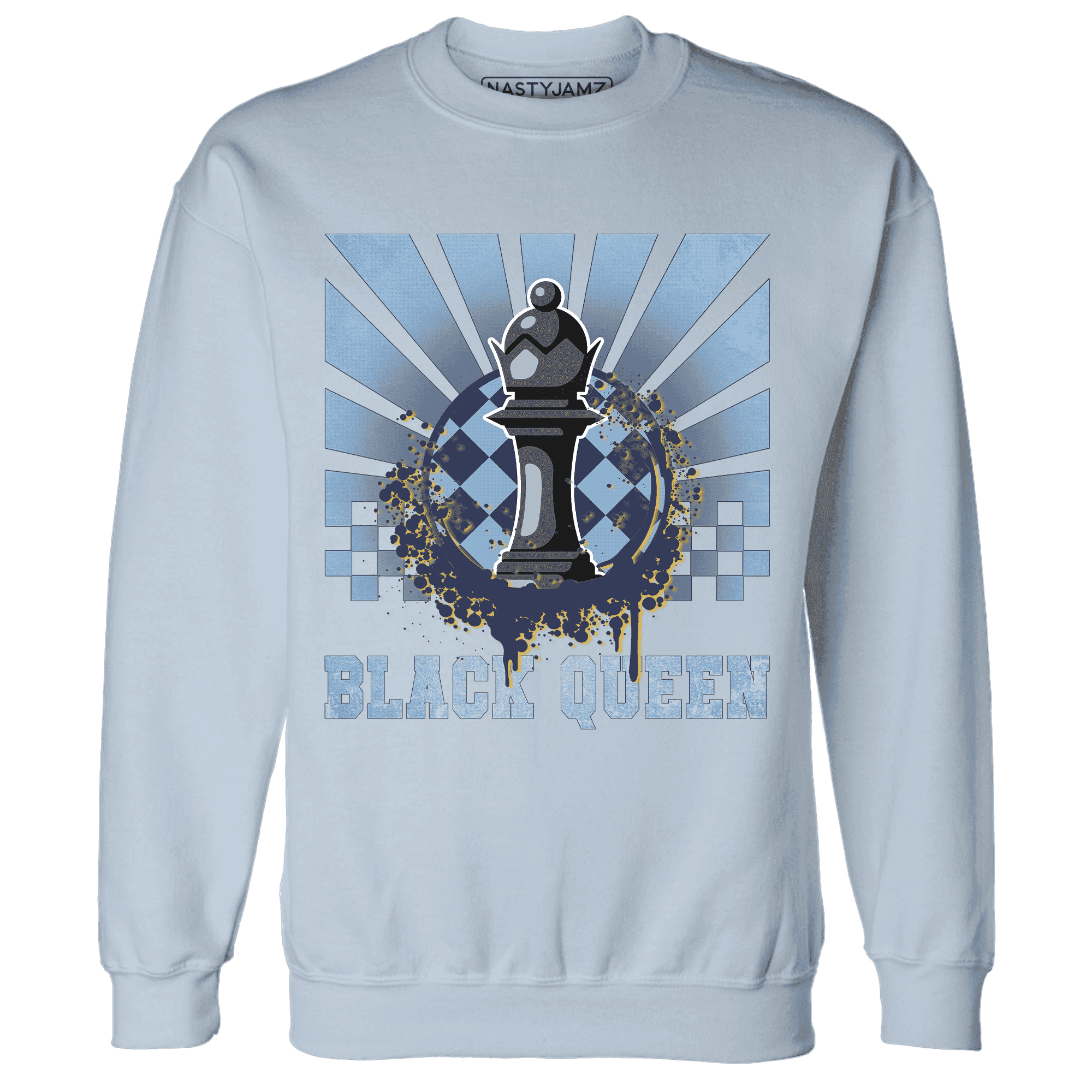 First In Flight 1s Sweatshirt Match Black Queen Collection - NastyJamz