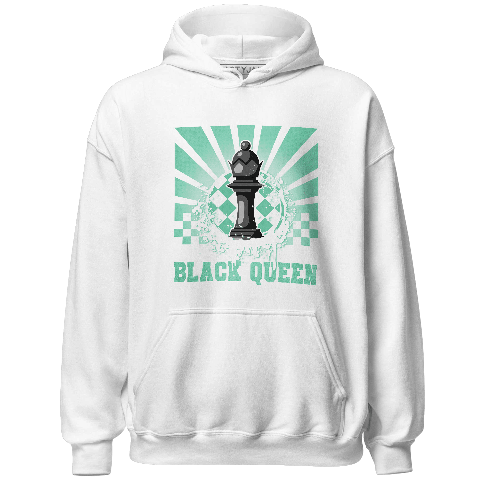 High OG Green Glow 1s Hoodie Match Black Queen Collection - NastyJamz