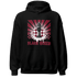 High White Team Red 1s Hoodie Match Black Queen Collection - NastyJamz