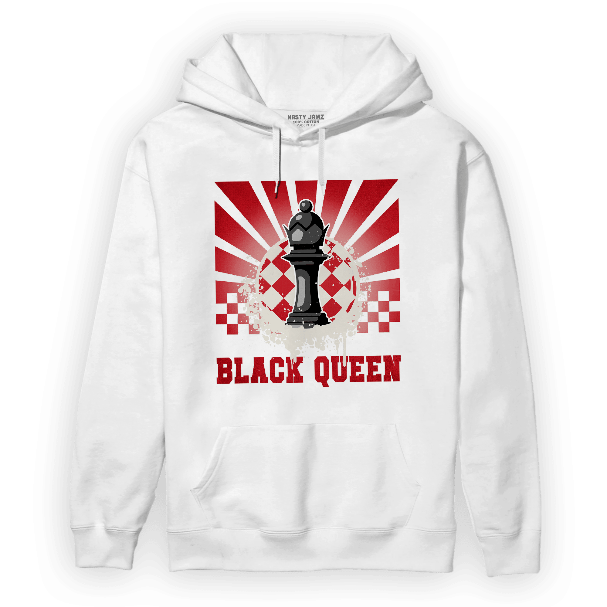 Low OG Trophy Room 1s Hoodie Match Black Queen Collection - NastyJamz