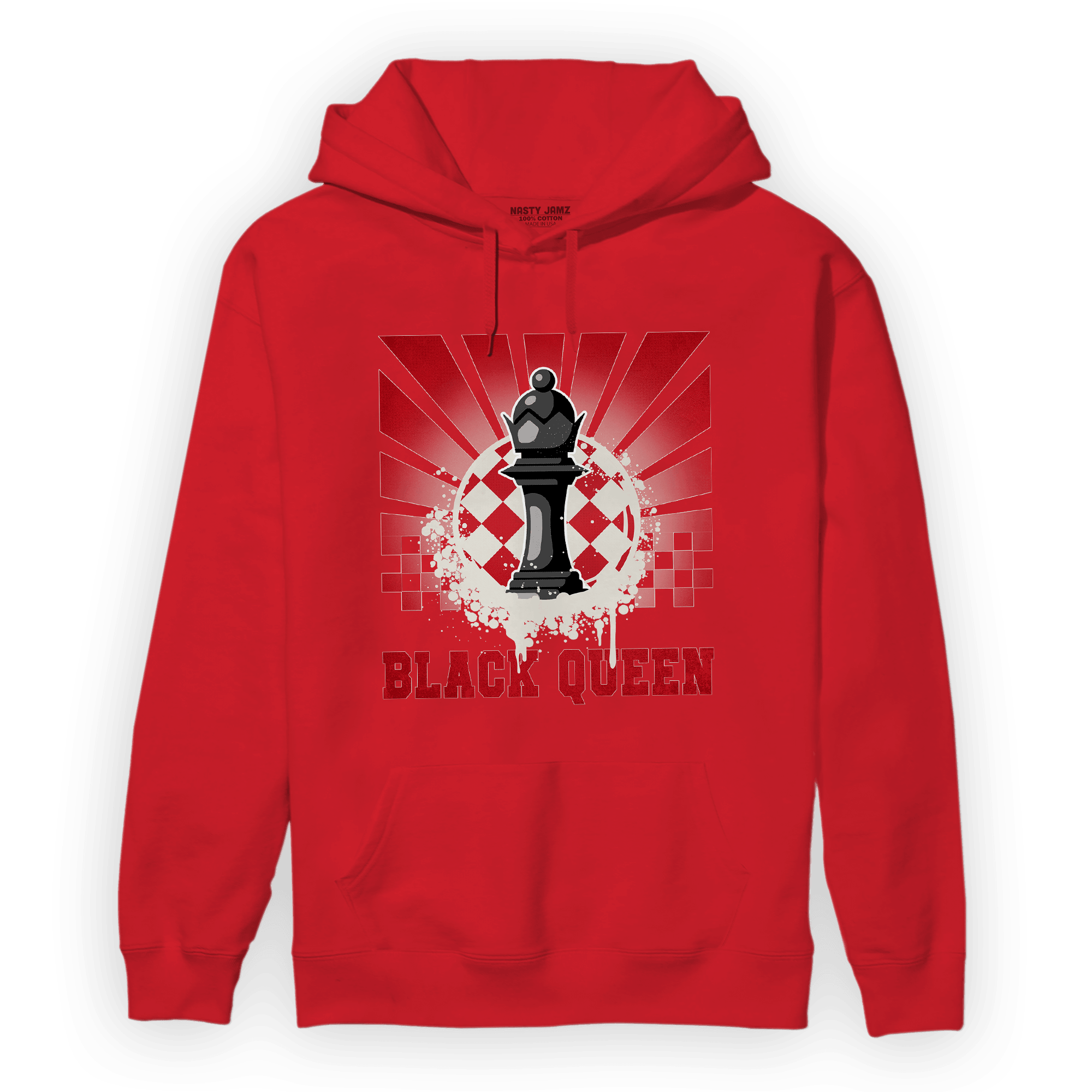 Low OG Trophy Room 1s Hoodie Match Black Queen Collection - NastyJamz