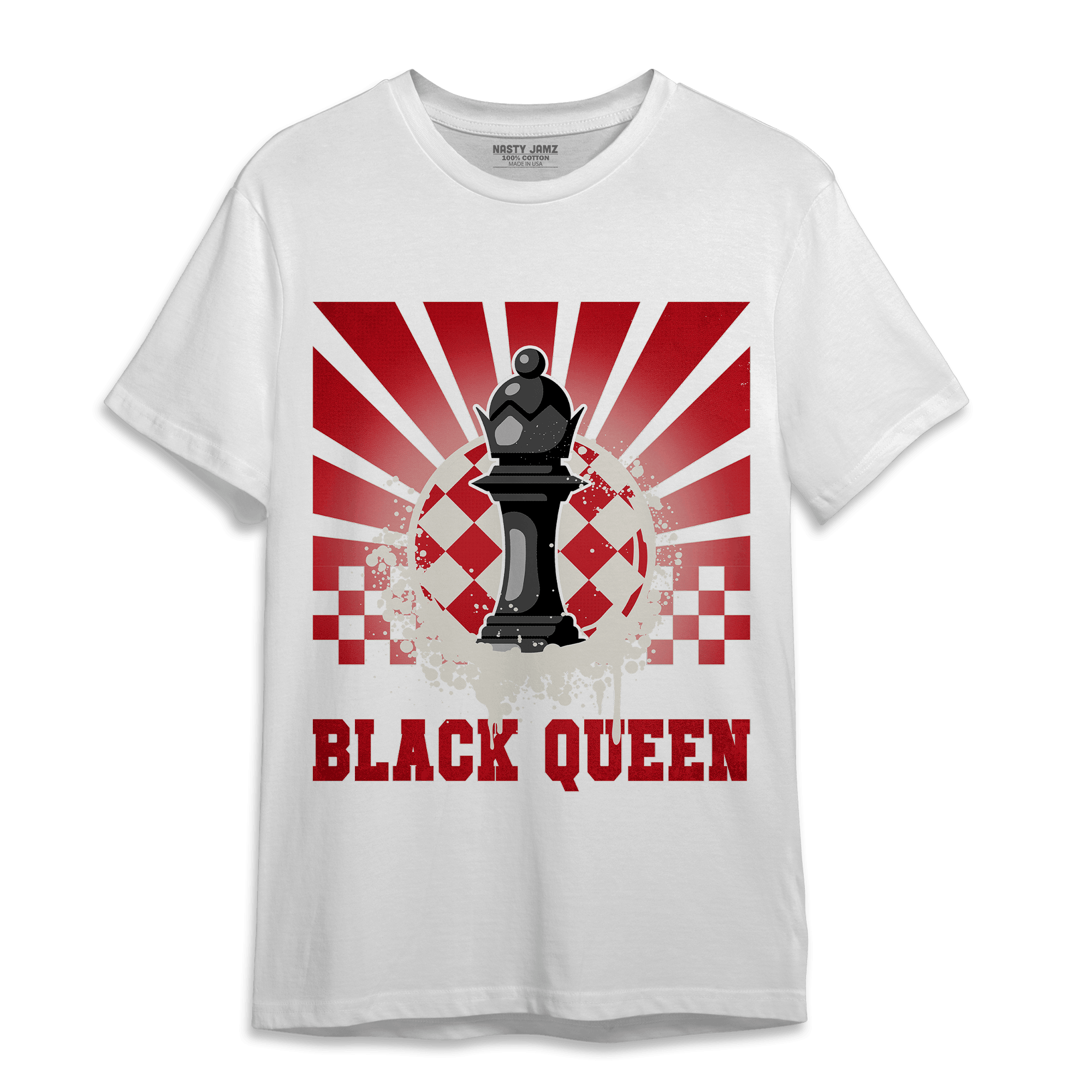 Low OG Trophy Room 1s T Shirt Match Black Queen Collection - NastyJamz