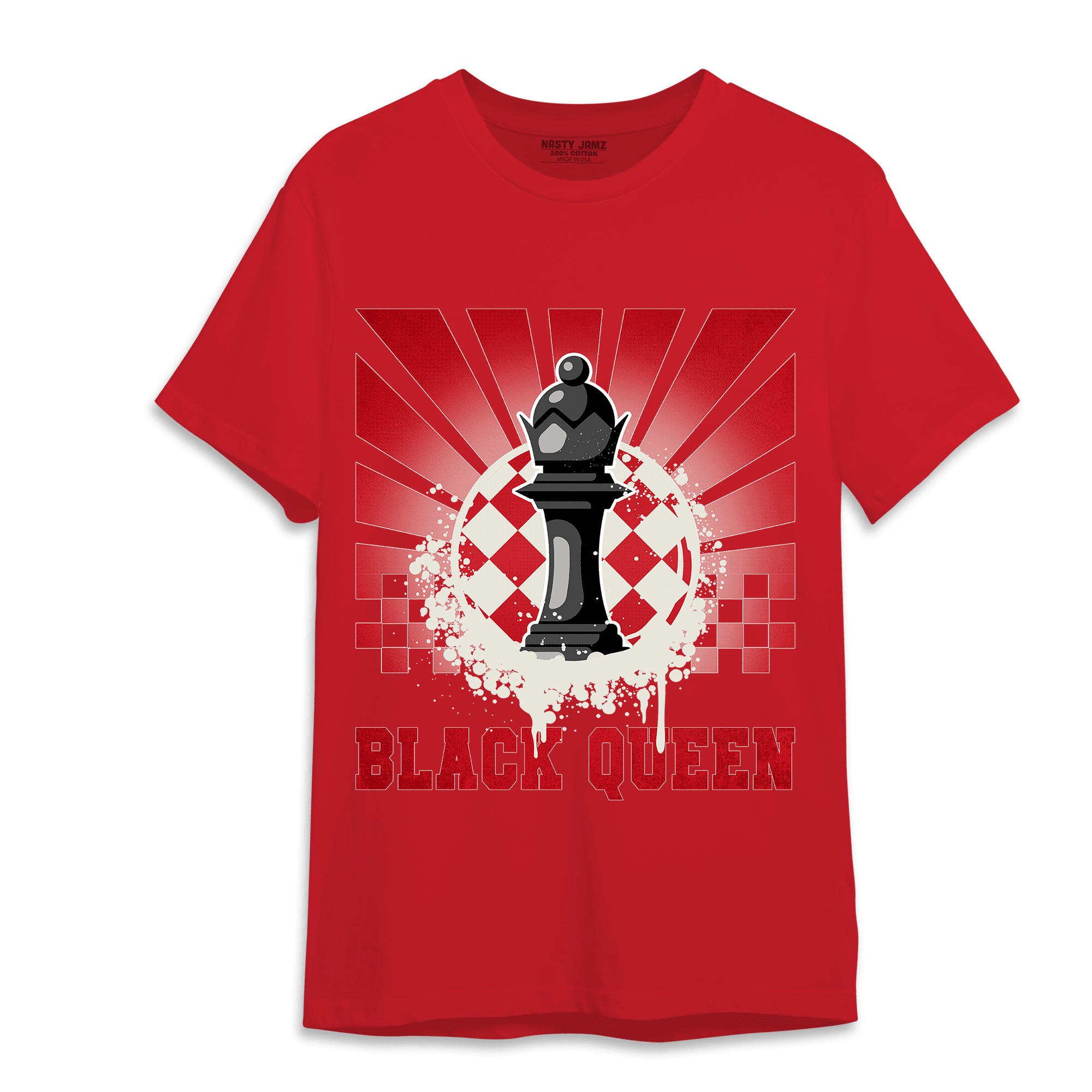 Low OG Trophy Room 1s T Shirt Match Black Queen Collection - NastyJamz