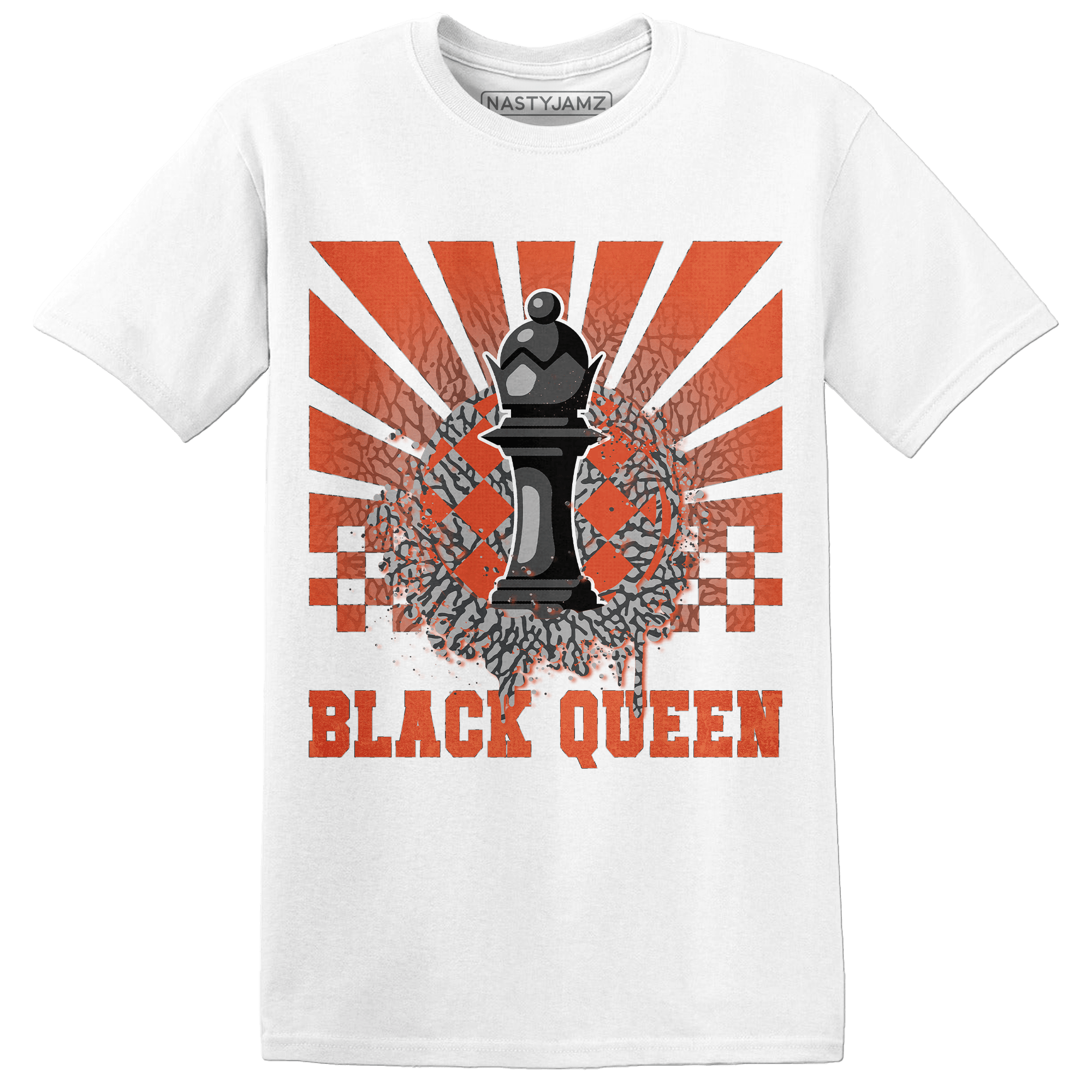 Georgia Peach 3s T Shirt Match Black Queen Collection - NastyJamz