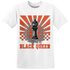 Georgia Peach 3s T Shirt Match Black Queen Collection - NastyJamz