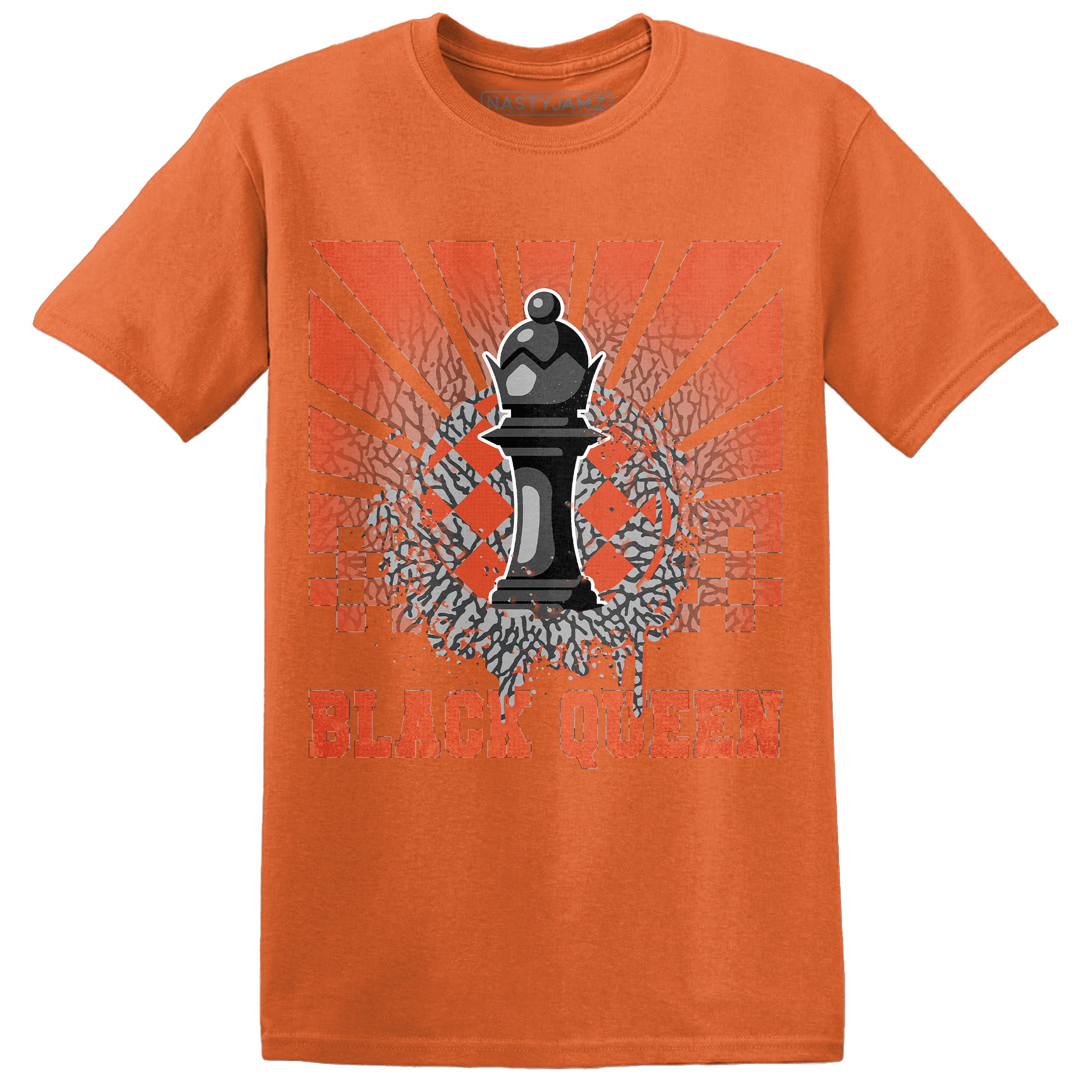 Georgia Peach 3s T Shirt Match Black Queen Collection - NastyJamz