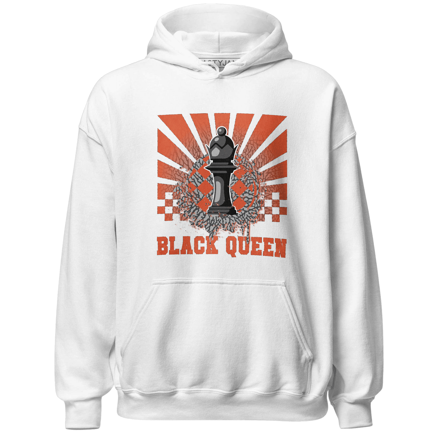 Georgia Peach 3s Hoodie Match Black Queen Collection - NastyJamz