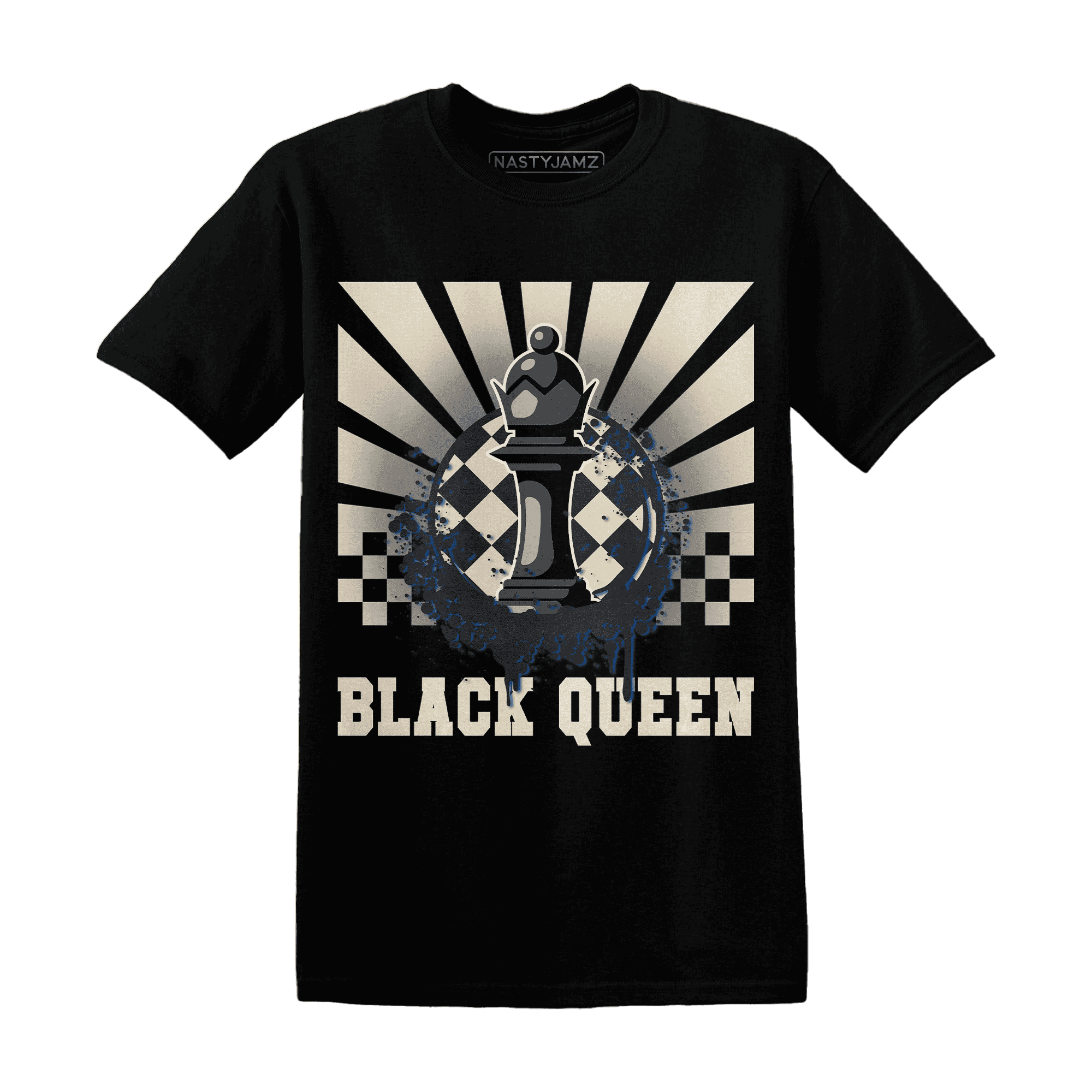 Quaiii 54 3s T Shirt Match Black Queen Collection - NastyJamz