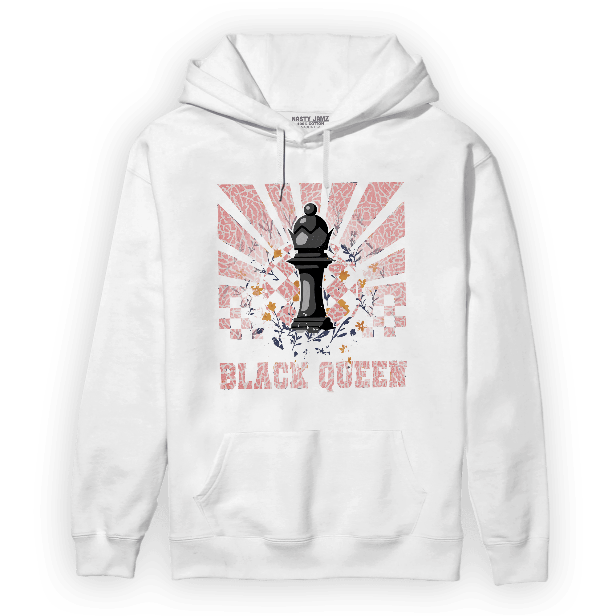 Red Stardust 3s Hoodie Match Black Queen Collection - NastyJamz