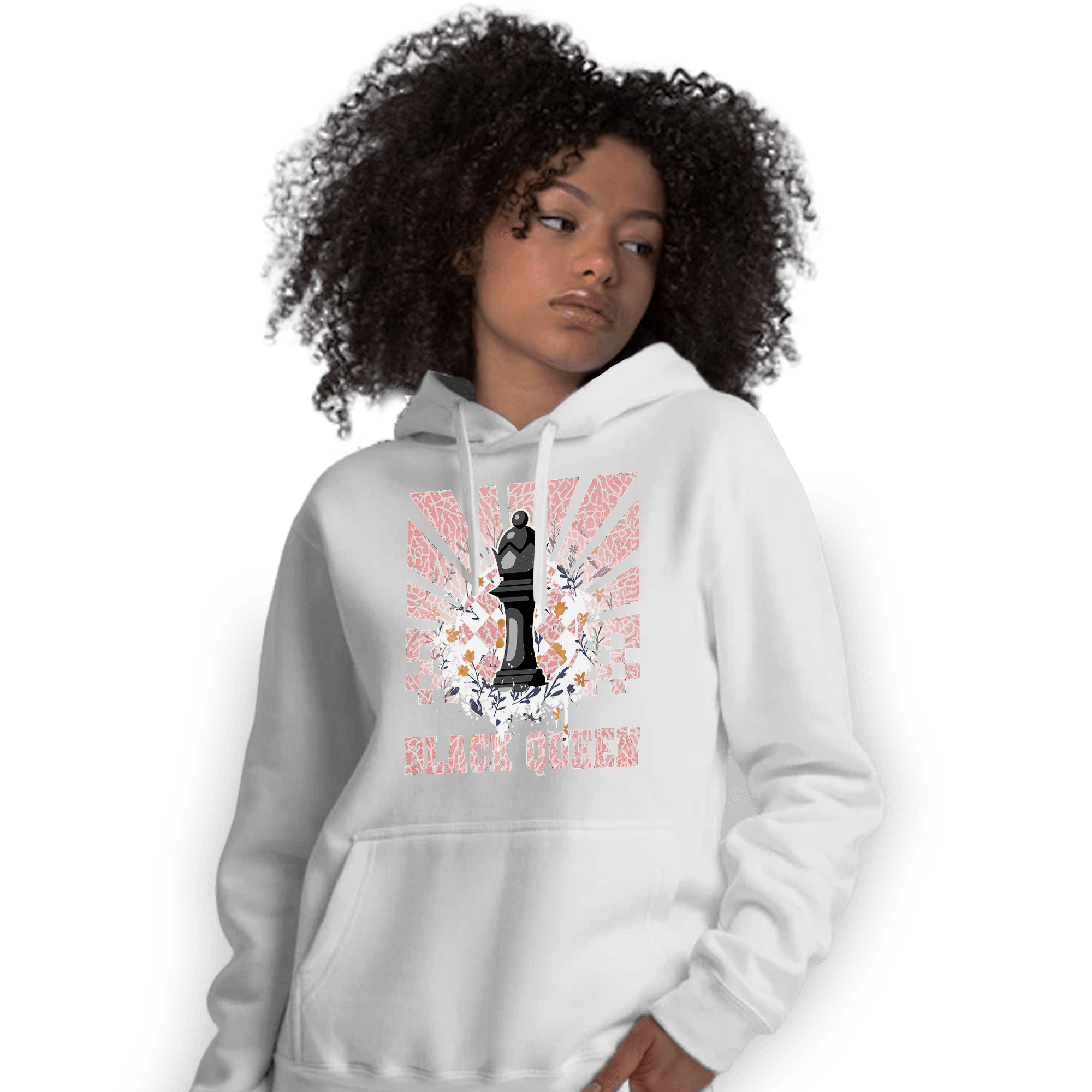 Red Stardust 3s Hoodie Match Black Queen Collection - NastyJamz