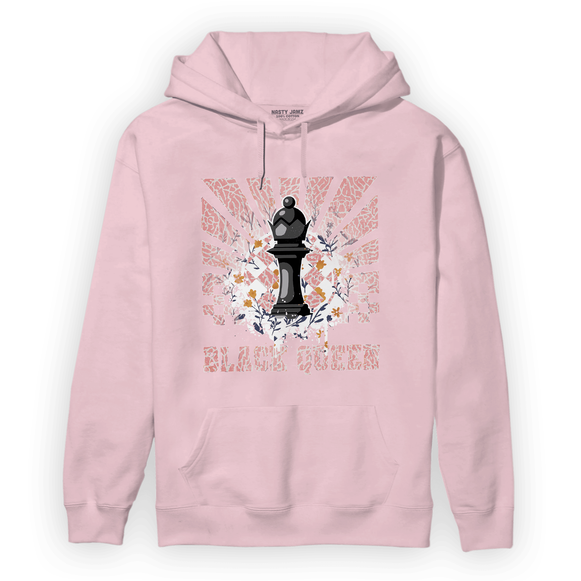 Red Stardust 3s Hoodie Match Black Queen Collection - NastyJamz