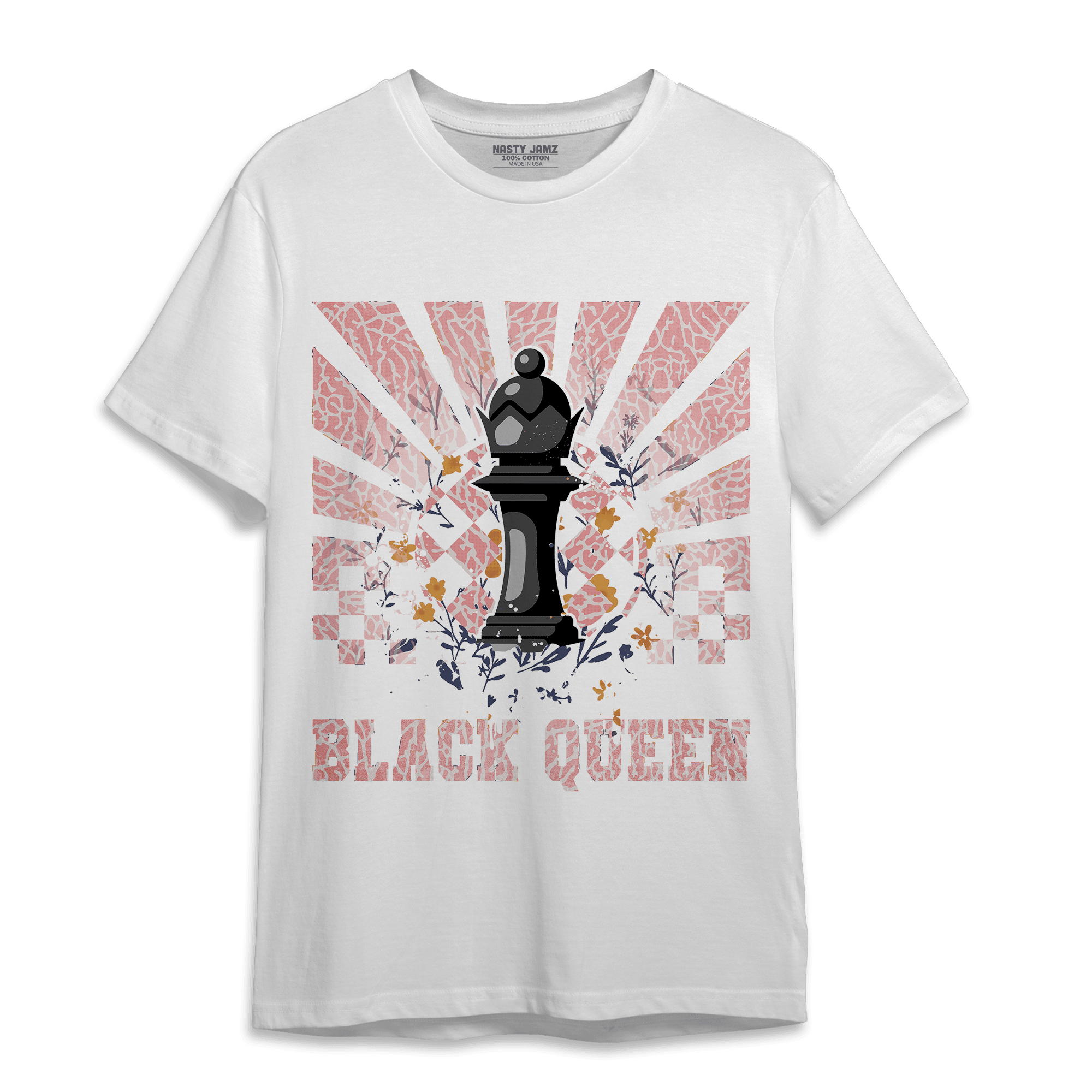 Red Stardust 3s T Shirt Match Black Queen Collection - NastyJamz