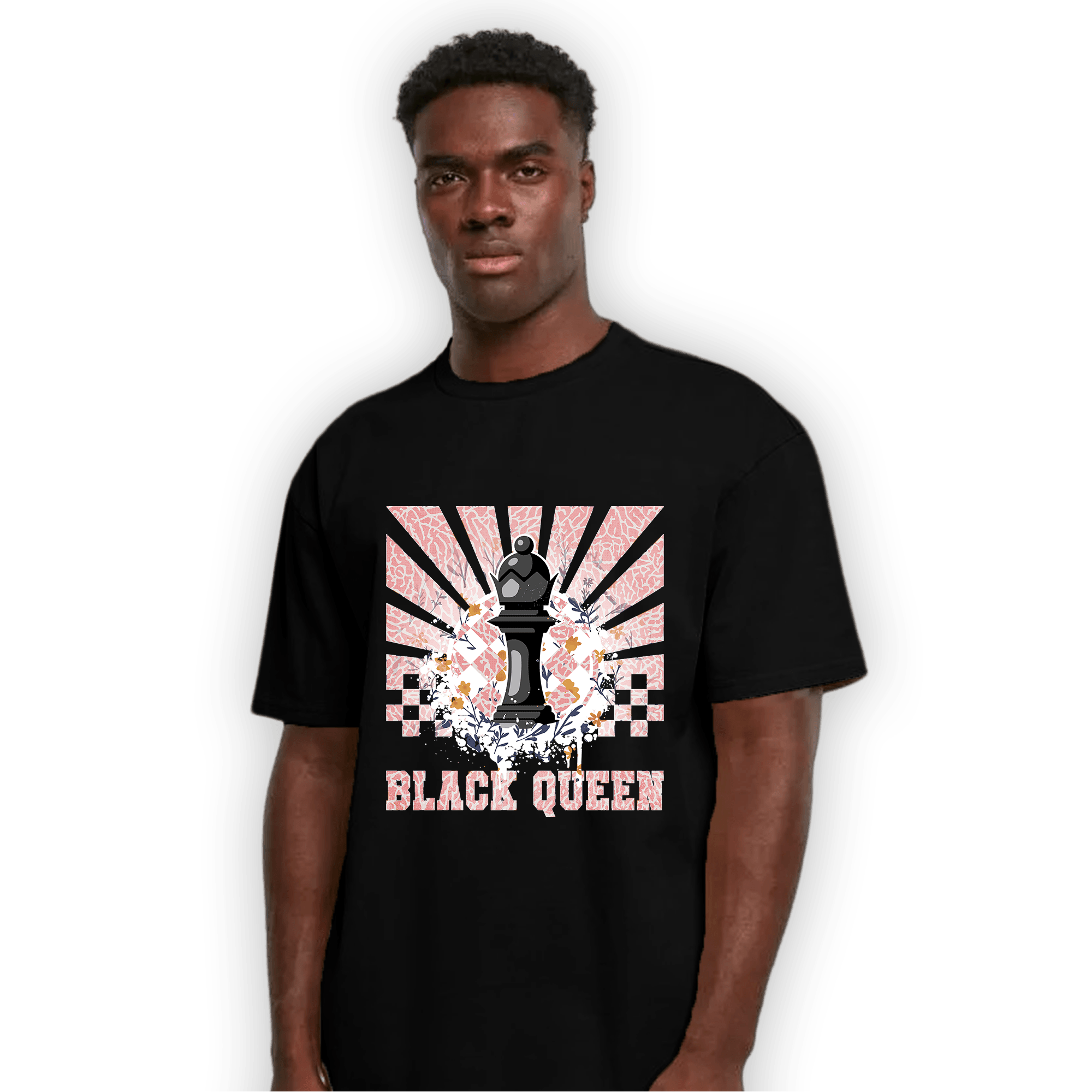 Red Stardust 3s T Shirt Match Black Queen Collection - NastyJamz