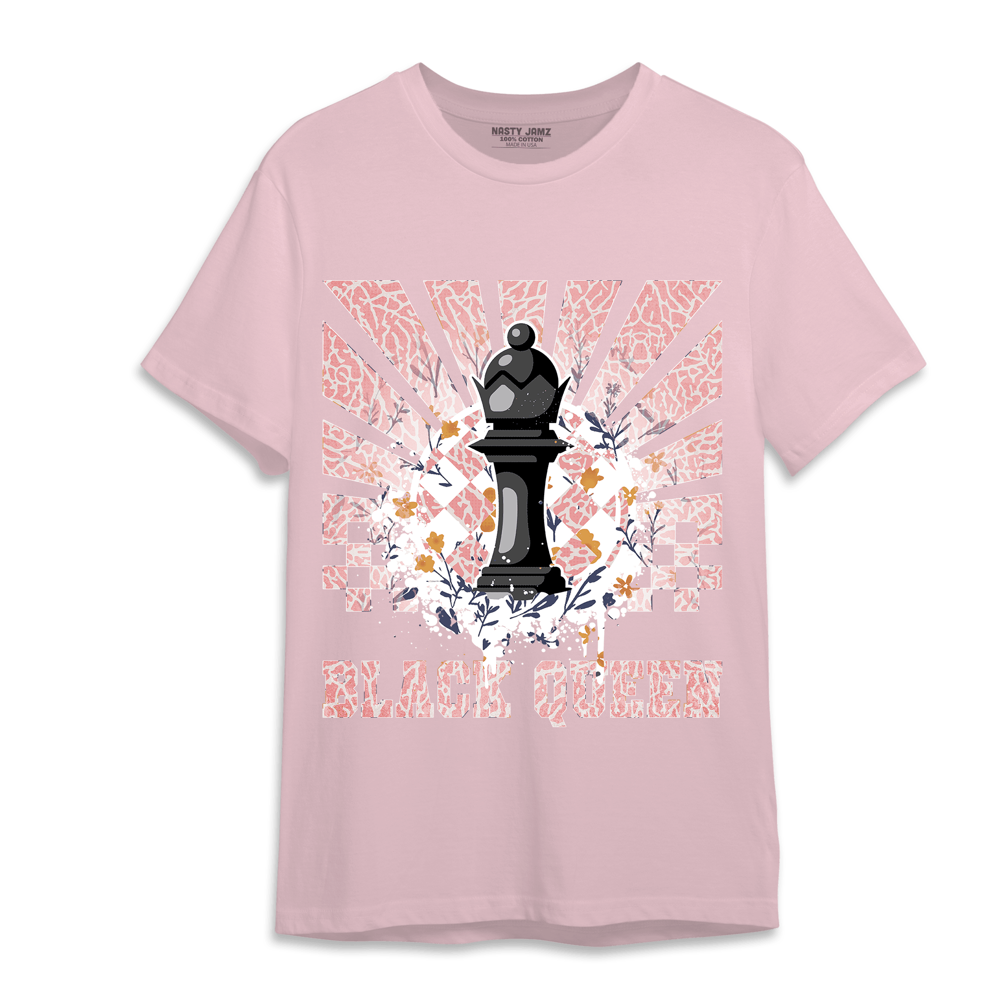 Red Stardust 3s T Shirt Match Black Queen Collection - NastyJamz