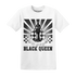 White-Thunder-4s-T-Shirt-Match-Black-Queen-Collection