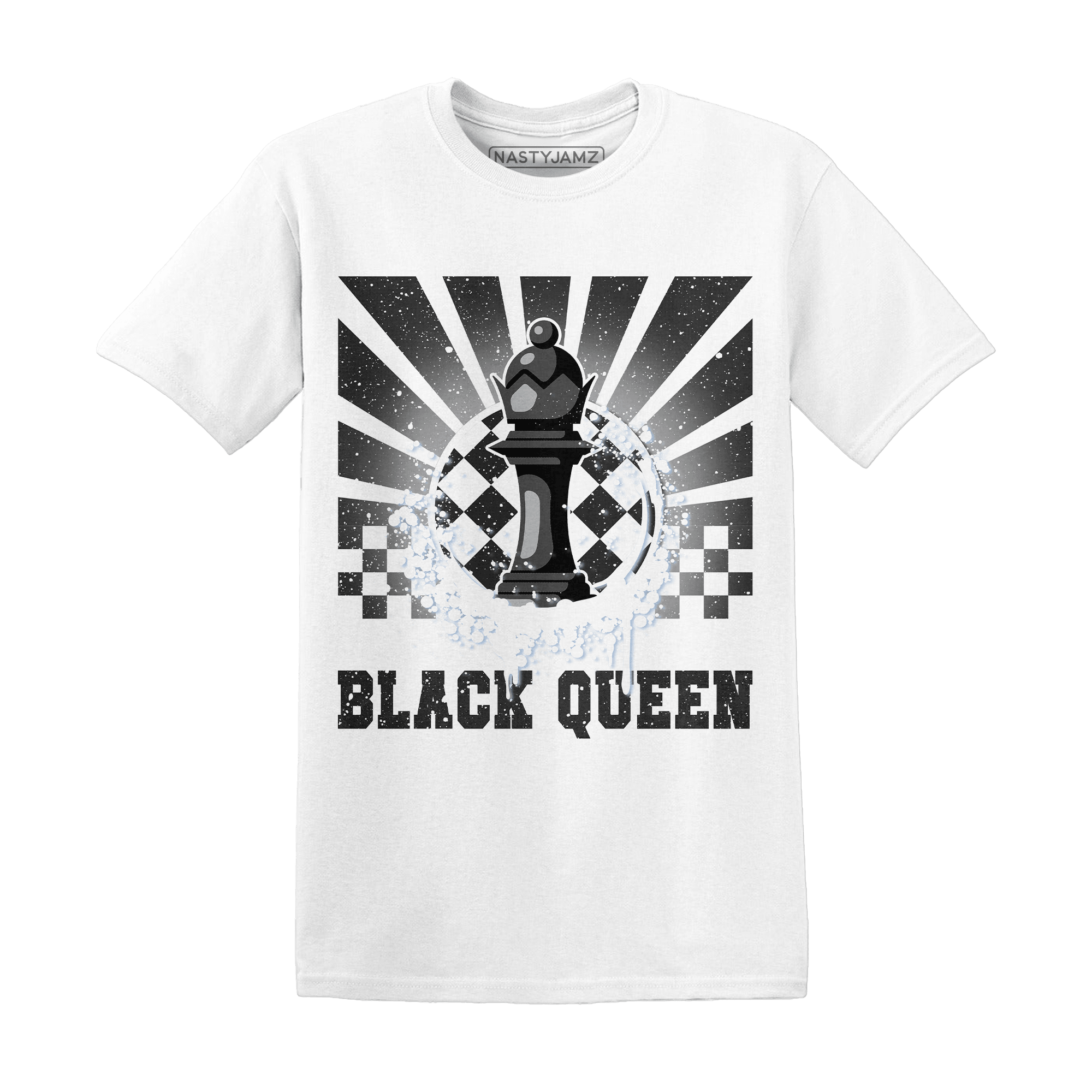 Reverse Oreo 6s T Shirt Match Black Queen Collection - NastyJamz