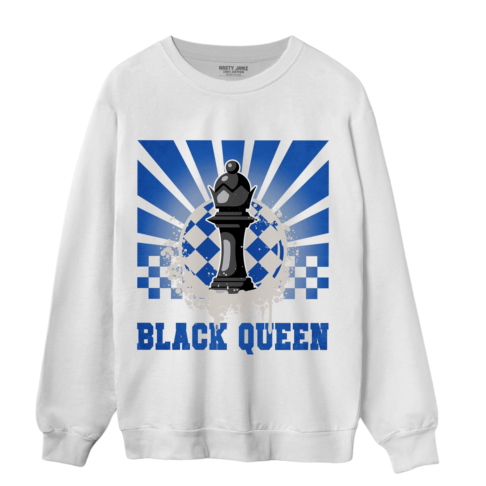 Air Max 1 86 Royal Sweatshirt Match Black Queen Collection - NastyJamz