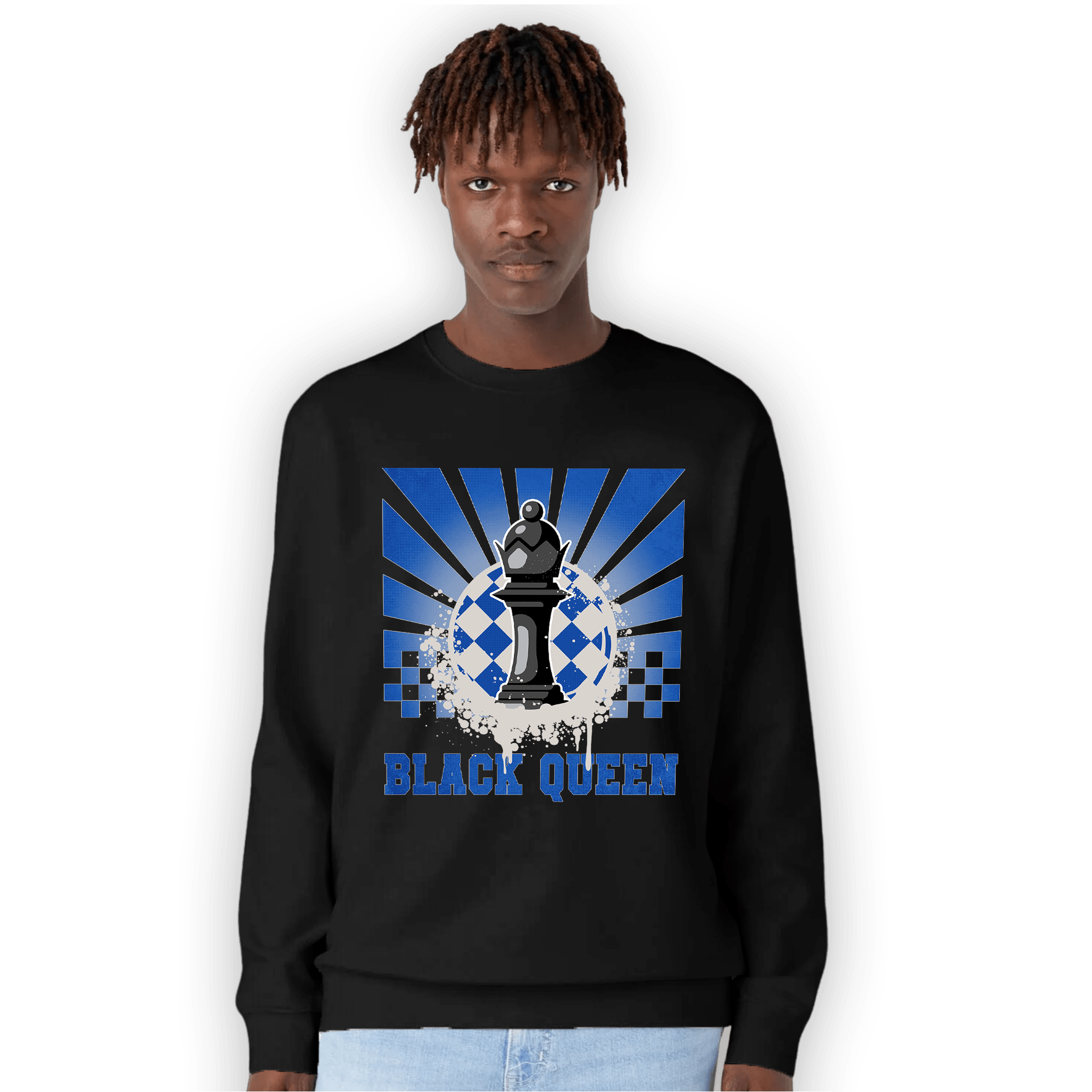 Air Max 1 86 Royal Sweatshirt Match Black Queen Collection - NastyJamz